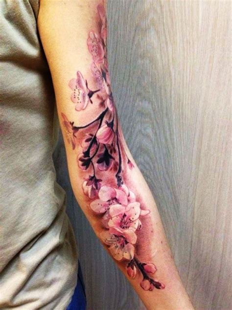 50 Japanese Cherry Blossom Tattoos You Should Get This Spring Floral