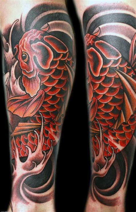 50 Koi Dragon Tattoo Designs For Men Japanese Fish Ink Ideas