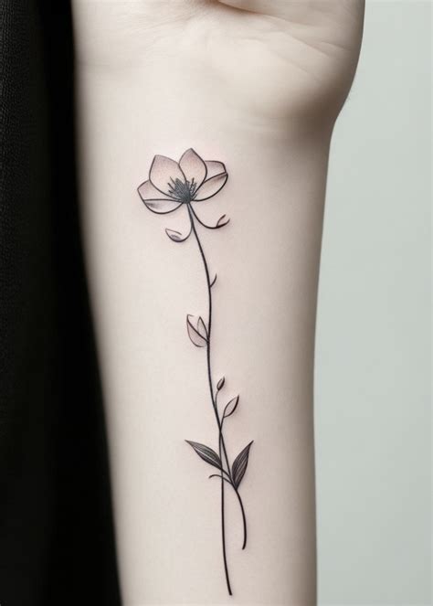 50 Mind Blowing Minimalist Flower Tattoos Design Prepare To Be Amazed