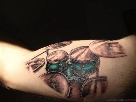 50 Nice Music Drum Tattoos