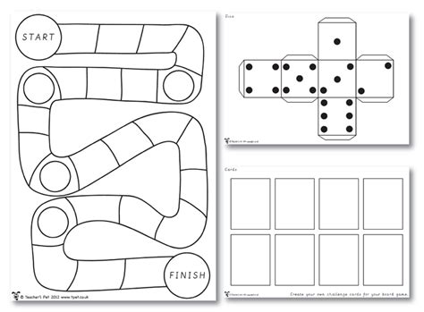 50 Printable Board Game Templates (100% Free) - Printabletemplates