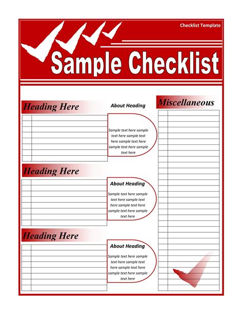 50 Printable To Do List Checklist Templates Excel Word