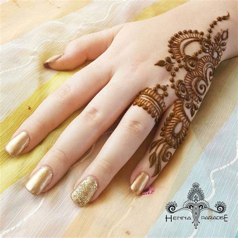 50 Simple One Finger Mehndi Designs K4 Fashion