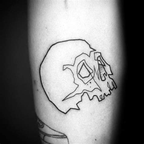 50 Small Skull Tattoos For Men Mortality Design Ideas