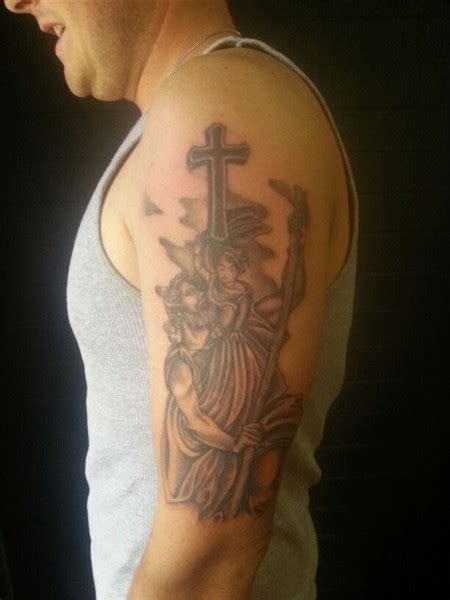 50 St Christopher Tattoo Ideas Designs Tattoos Ideas Art