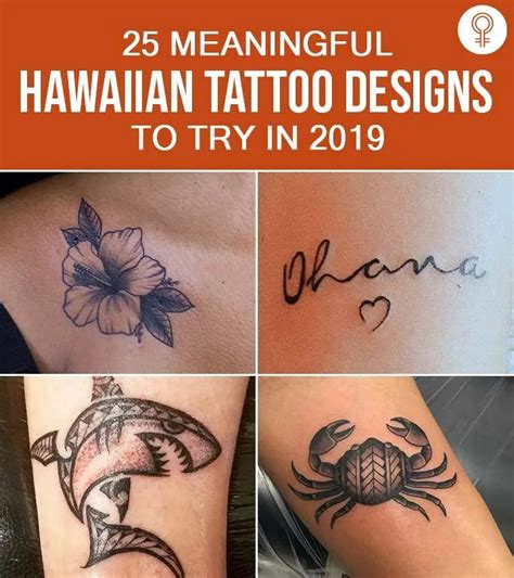 50 Traditional Hawaiian Tattoo Designs With Their Meanings Tatuajes