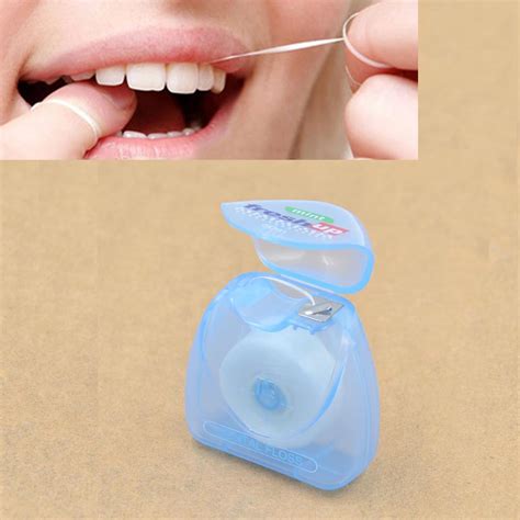 50M Portable Dental Floss Holder Oral Care Tooth Cleaner Health Hygiene