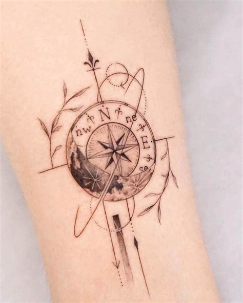 52 Beautiful Compass Tattoos With Meaning