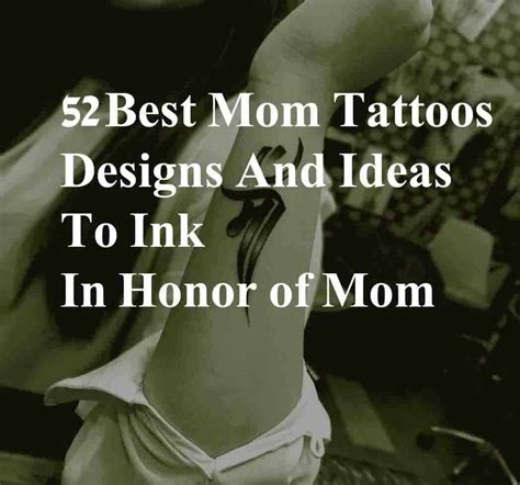 52 Best Mom Tattoos Designs And Ideas To Ink In Honor Of Mother Mom