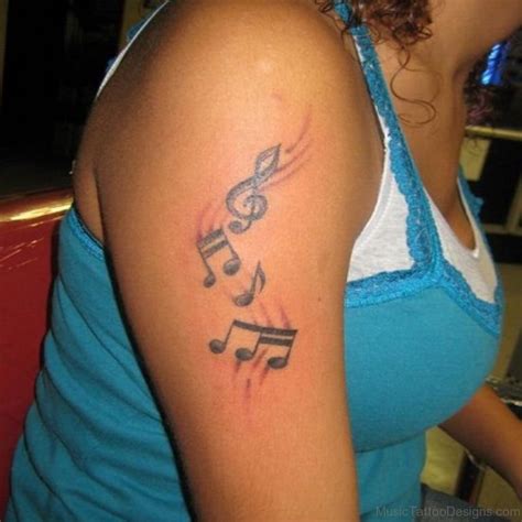 54 Attractive Music Tattoos For Shoulder