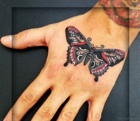 54 Awesome Butterfly Tattoos On Hand Tattoo Designs Tattoosbag Com