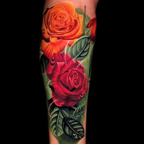 55 Rose Tattoo Ideas To Try Because Love And A Rose Can Amp 39 T Be Hid