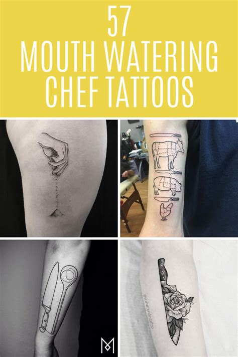 57 Mouth Watering Chef Tattoos Designs Tattoo Glee