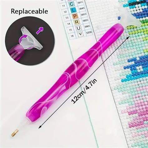 5D Diamond Painting Pen Resin Point Diamond Pen Handmade Temu