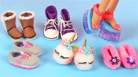 6 Amazing Diy Barbie Shoes That You Can Do At Your Home Youtube