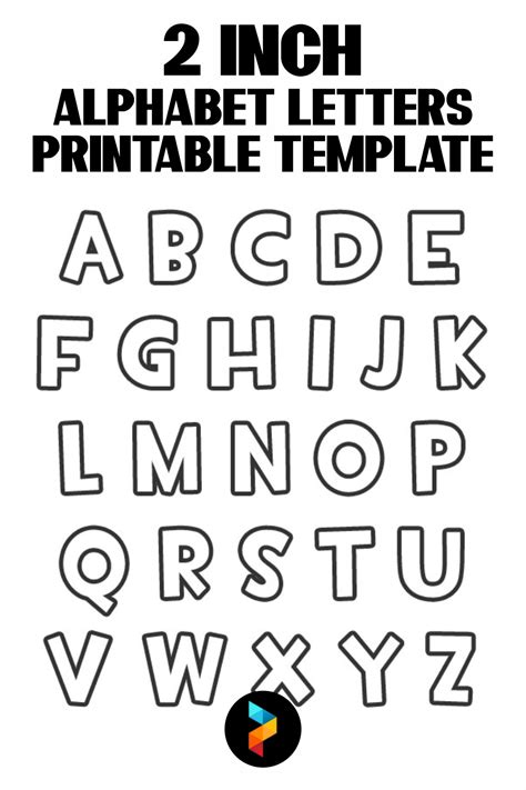 6 Best Images Of 2 Inch Alphabet Letters Printable Template Small