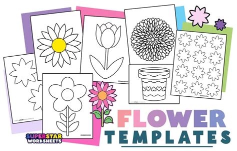 60 Best Free Flower Templates World Of Printables