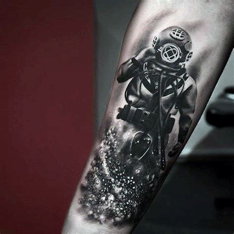 60 Diver Tattoo Designs For Men Underwater Ink Ideas