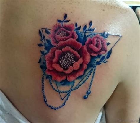 60 Graceful Flowers Tattoos On Upper Back