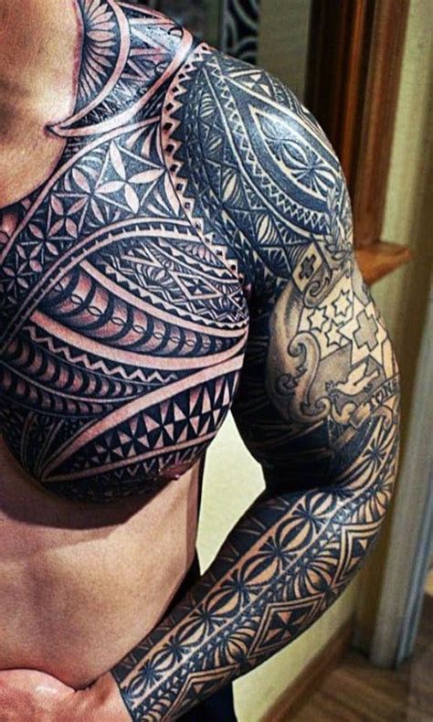 60 Hawaiian Tattoos For Men Traditional Tribal Ink Ideas Polynesian