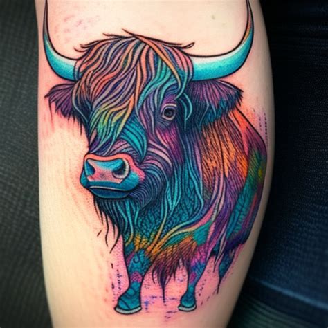 60 Highland Cow Tattoo Ideas Tattooclue Com