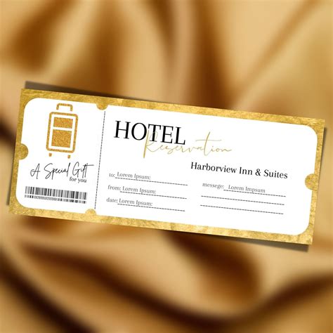 61 Free Editable Hotel Voucher Templates In Ms Word Doc Pdffiller