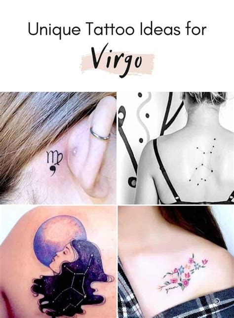 62 Gorgeous Virgo Tattoos That Anyone Into Astrology Will Love In 2021