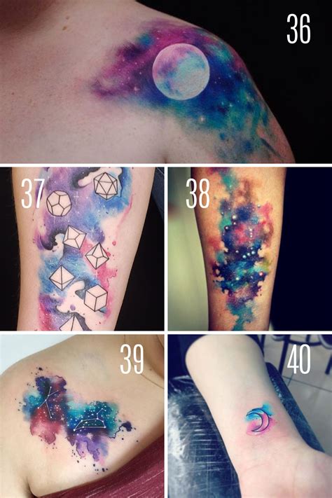 63 Galaxy Tattoo Ideas That Sparkle Tattoo Glee