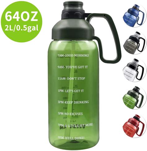 64 Oz Motivational Water Bottle New Product Evaluations Specials