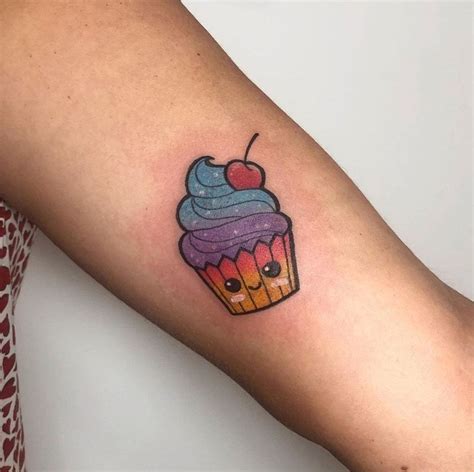 65 Cupcakes Tattoos Cupcake Tattoos Small Watercolor Tattoo Dessert