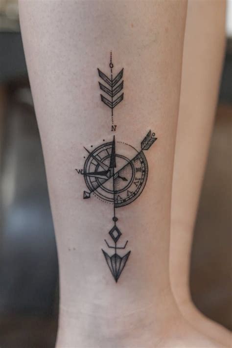 65 Ideas For A Beautiful And Meaningful Compass Tattoo