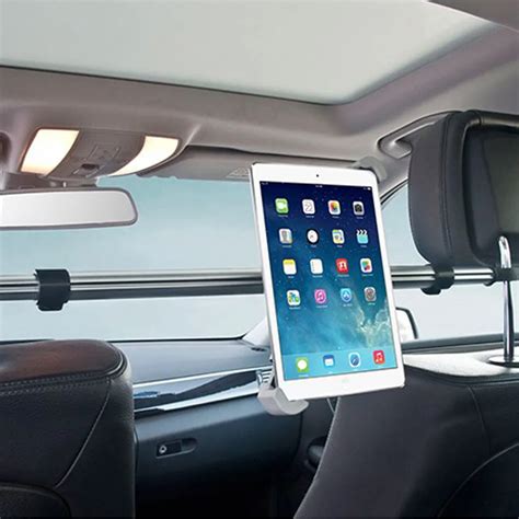 7 11 Aluminum Tablet Car Holder Car Back Seat Tablet Car Mount Stand