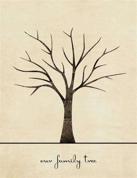 7 Best Images Of Printable Tree Template With Leaves Fingerprint Tree