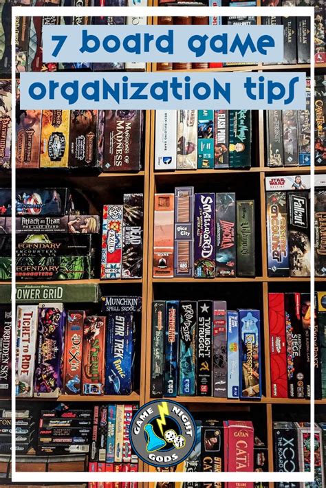 7 Board Game Organization Tips How To Organize Your Board Games