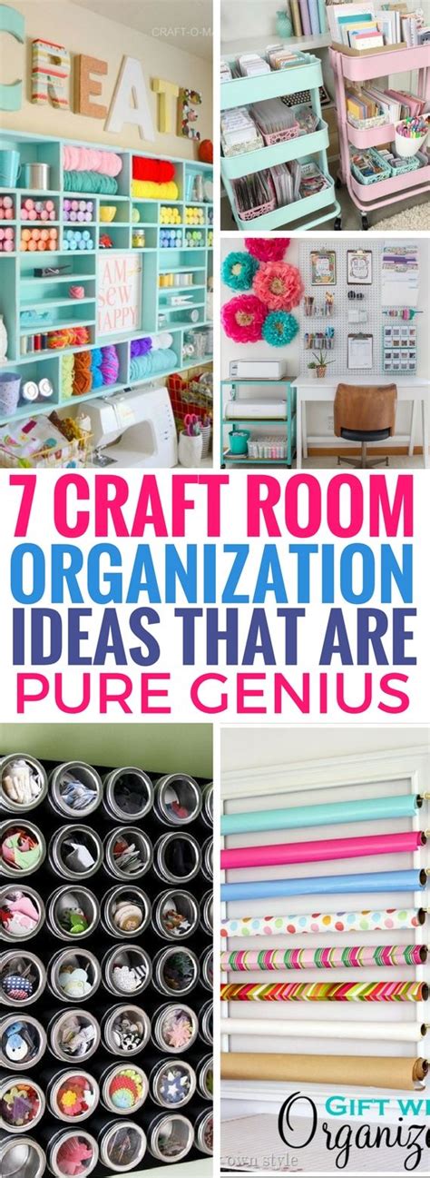 7 Craft Room Organization Ideas That Are Pure Genius Craftsonfire