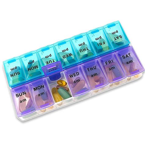 Manage Medication Easily with 7 Day Pill Organizer