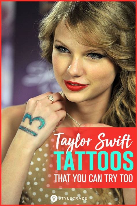 7 Outstanding Taylor Swift Tattoos That Everyone Should Try