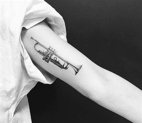 7 Trumpet Tattoo Ideas Trumpet Tattoo Trumpet Tattoos