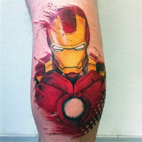 70 Iron Man Tattoo Designs F R M Nner Tony Stark Ink Ideen Mann