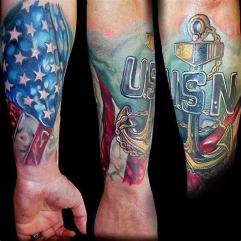 70 Navy Tattoos For Men Usn Ink Design Ideas