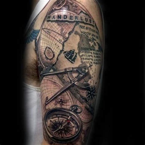 70 Wonderful Wanderlust Tattoo Designs For Men 2023 Guide