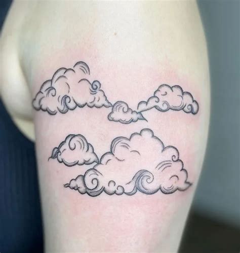 72 Graceful Cloud Tattoo Ideas With Sky High Meanings