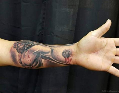 72 Great Looking Jesus Tattoos For Arm