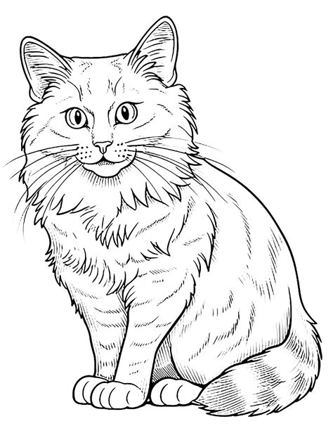 75 Free Cat Coloring Pages For Kids Adults 2023 Printables Artofit