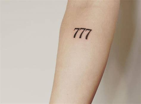 777 Tattoo Meaning And 25 Ideas In 2023