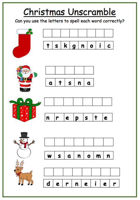 8 Awesome Free Printable Christmas Activities Festive Fun