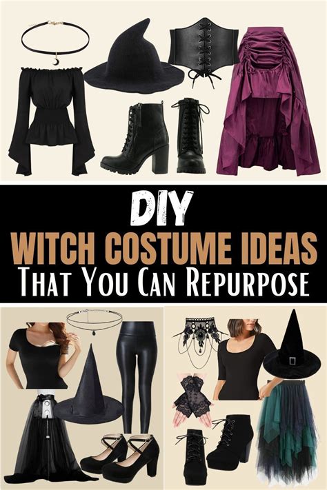 8 Diy Witch Costume Ideas That You Can Repurpose Shop These Looks Artofit