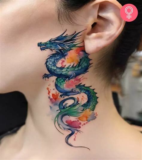 8 Insanely Gorgeous Dragon Neck Tattoo Ideas