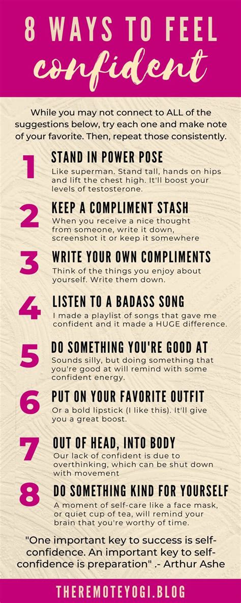 8 Ways To Feel More Confident Now Self Confidence Tips Self Love Affirmations Self Care