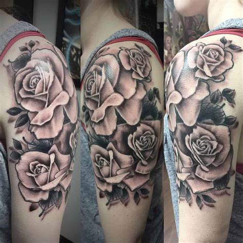 80 Amazing Rose Sleeve Tattoo Ideas